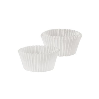 Košíčky na muffiny papírové bílé, 5,5 cm, 60 ks